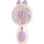 ZB093 Işıklı Mini Vantilatör Portatif Soğutucu Fan - Lila