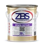 ZBS Zemin Boyası 20 Kg Koyu Gri Ral-7042 (Koyu Gri Ral-7042, 20 Litre)