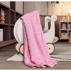 ZBY Home Embos Peluş Bebe Battaniyesi - Pembe