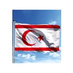 ZC Bayrak Kıbrıs Milli Gönder Bayrağı 100x150 Cm Raşel Dijital Baskı