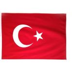ZC Bayrak Türk Bayrağı Raşel Kumaş Aplike Dikiş 400 x 600 cm