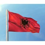 ZC Bayrak ZC Arnavutluk Milli Gönder Bayrağı Raşel Dijital Baskı 100 x 150 cm Rüzgâr ve Yağmura Dayanıklı