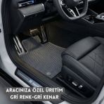 Z&C MAXTECH Toyota Corolla E170 2013–2019 Uyumlu Tam Takım Araca Özel Eva Paspas Seti Gg - Füme