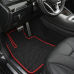 Z&C MAXTECH Toyota Corolla Hatchback E210 2019 ve Sonrası Uyumlu Araca Özel Eva Oto Paspas Seti Sk - Siyah - Kırmızı
