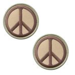 Zcketo 2 set barış işareti, barış, aşk, yama, Airsoft yama, askeri yama, çıkartma, rozet, şeritler, Airsoft Cosplay Paintball, taktik kıyafet, sırt çantası, üniforma, yelek, eace