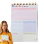 ZCSXK Aylık Planlayıcı,Aylık Fatura Düzenleyici, A5 Bütçeleme Günlük Kitabı, Spiral Ciltli Fatura Defter Dergisi, Gelir, Borç, Tasarruf için Tarihsiz Gider Takip Organizatörü