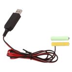 ZCSXK Pil Gidericiler AA,AA Pil Gidericiler,5V - 3V Akü Dönüştürücü Kablosu 5V - 3V | Adaptörü, USB Besleme Kablosunu Değiştirin LED Işıklar, Küçük Fanlar, Oyun Konsolları için AA/AAA Pilleri Değiştirin