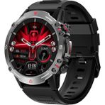 Zcwatch V0323 Amoled Outdoor Tank1, Bt Call, Spor Sağlık, IP68 Profesyonel Akıllı Saat - Koyu Siyah