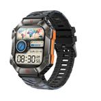 Zcwatch V0623 Outdoor Military Siyah Kamuflaj Akıllı Saat
