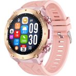 Zcwatch V1024 Gps Outdoor Tank2, Bt Call, Spor Sağlık, 1 Atm Profesyonel Akıllı Saat - Pembe - Renk