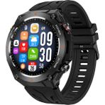 Zcwatch V1024 Gps Outdoor Tank2, Bt Call, Spor Sağlık, 1 Atm Profesyonel Akıllı Saat - Siyah - Renk