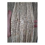 ZCXMNL Ahşap Boncuklu Perde, Kapı için Asılı Retro Stil İpli Boncuk Perde, Oda Bölücüler için Teller Boncuklu Kapı Perdeleri Ev Giriş Ekranı Dekorasyonu (Doğal, 85 x 190 cm)