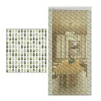 ZCXMNL Boncuklu perde, kapı perdesi, boncuklu kapı perdesi, oturma odası, bölücü, yatak odası, bölme perdesi, oturma odası ve partiler için, kolay kurulum (90 x 200 cm)