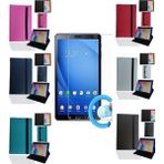 ZDN Case C5 Mobile Noa Tab 10.1" Tablet Uyumlu Standlı Tablet Kılıfı + Nano Ekran Koruyucu - Mor