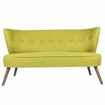 Ze10 Design Bienville Loveseat Fıstık Yeşili İkili Koltuk