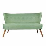 Ze10 Design Bienville Loveseat Petrol Yeşili İkili Koltuk