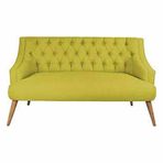 ZE10 Design Fıstık Yeşili Lamont Loveseat İkili Kanepe