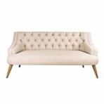 ZE10 Design Krem Lamont Loveseat İkili Kanepe
