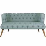 Ze10 Design West Monreo Loveseat Indigo Mavi İkili Koltuk