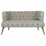 Ze10 West Monroe Loveseat Gri İkili Koltuk
