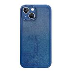Zebana Apple iPhone 15 Plus ile Uyumlu Kılıf Zebana Işıltım Silikon Kılıf (Kamera Lens Korumalı) Açık Mavi