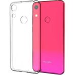 Zebana Huawei Honor 8A Uyumlu Kılıf Şeffaf Soft Silikon Kılıf Şeffaf