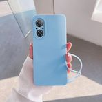 Zebana Huawei Nova 9 SE ile Uyumlu Kılıf Zebana Love Yumuşak Silikon Kılıf Açık Mavi