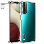 Zebana Huawei P Smart 2021 ile Uyumlu Kılıf Zebana Glint Silikon Kılıf Gri