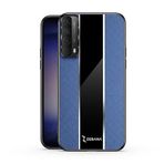 Zebana Huawei P Smart 2021 ile Uyumlu Kılıf Zebana Premium Deri Kılıf Mavi