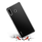 Zebana Huawei P30 Lite ile Uyumlu Kılıf Zebana Şeffaf Soft Silikon Kılıf Şeffaf