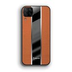 Zebana Huawei P40 Lite ile Uyumlu Kılıf Zebana Premium Deri Kılıf Kahverengi