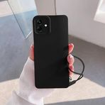 Zebana Samsung Galaxy A05 ile Uyumlu Kılıf Zebana Love Yumuşak Silikon Kılıf Siyah