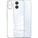 Zebana Samsung Galaxy A06 Uyumlu Kılıf Zebana Şeffaf Soft Silikon Kılıf Şeffaf