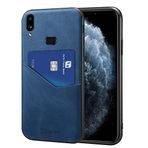 Zebana Samsung Galaxy A10S Mavi Cepli Nubuk Kılıf
