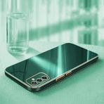 Zebana Samsung Galaxy A14 ile Uyumlu Kılıf Zebana Golden Silikon Kılıf Yeşil