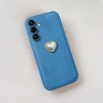 Zebana Samsung Galaxy A15 5G ile Uyumlu Kılıf Zebana Velvix Silikon Kılıf Açık Mavi