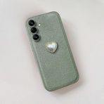 Zebana Samsung Galaxy A15 ile Uyumlu Kılıf Zebana Velvix Silikon Kılıf Yeşil
