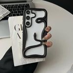 Zebana Samsung Galaxy A26 ile Uyumlu Kılıf Zebana 3D Snake Silikon Kılıf Siyah