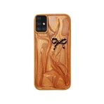 Zebana Samsung Galaxy A51 ile Uyumlu Kılıf Zebana Fionka Silikon Kılıf Kahverengi