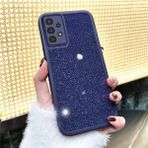 Zebana Samsung Galaxy A53 5G Uyumlu Kılıf Zebana Işıltım Silikon Kılıf (Kamera Lens Korumalı) Derin Mor