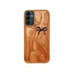 Zebana Samsung Galaxy A54 ile Uyumlu Kılıf Zebana Fionka Silikon Kılıf Kahverengi