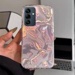 Zebana Samsung Galaxy A54 ile Uyumlu Kılıf Zebana Pink Heart Silikon Kılıf Pembe