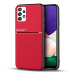 Zebana Samsung Galaxy A72 5G ile Uyumlu Kılıf Zebana Design Silikon Kılıf Kırmızı