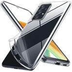 Zebana Samsung Galaxy A72 ile Uyumlu Kılıf Zebana Şeffaf Soft Silikon Kılıf Şeffaf