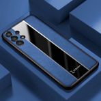 Zebana Samsung Galaxy A73 5G Mavi Premium Deri Kılıf