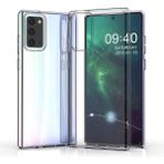 Zebana Samsung Galaxy Note 20 Uyumlu Kılıf Zebana Şeffaf Soft Silikon Kılıf Şeffaf