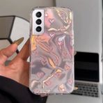 Zebana Samsung Galaxy S21 Fe 5g Uyumlu Kılıf Pink Heart Silikon Kılıf Pembe