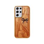 Zebana Samsung Galaxy S22 Ultra ile Uyumlu Kılıf Zebana Fionka Silikon Kılıf Kahverengi