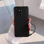 Zebana Samsung Galaxy S22 Ultra ile Uyumlu Kılıf Zebana Love Yumuşak Silikon Kılıf Siyah