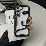 Zebana Samsung Galaxy S23 ile Uyumlu Kılıf Zebana 3D Snake Silikon Kılıf Siyah